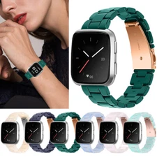 For Fitbit Versa Lite/Versa 2 Resin Stainless Steel Watch Strap Band Replacement