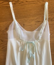 Vintage Gossard Artemis ivory Nylon Long Nightgown Made in USA Petite 1596