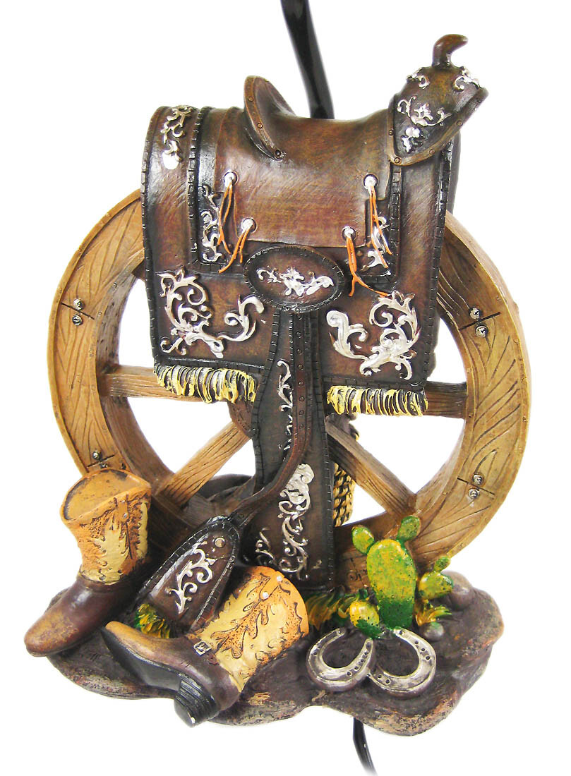 Scratch & Dent Western Saddle Table Lamp Base