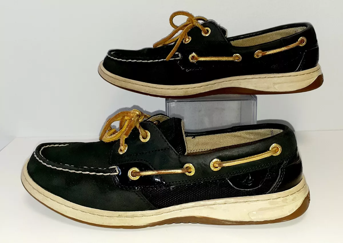 Gold sperry topsiders best sale women's