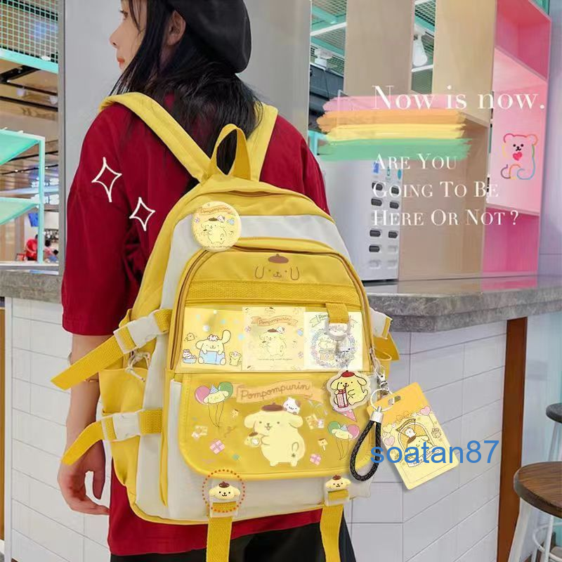 Pompompurin Kawaii Large Capacity Shoulder Bag School Anime
