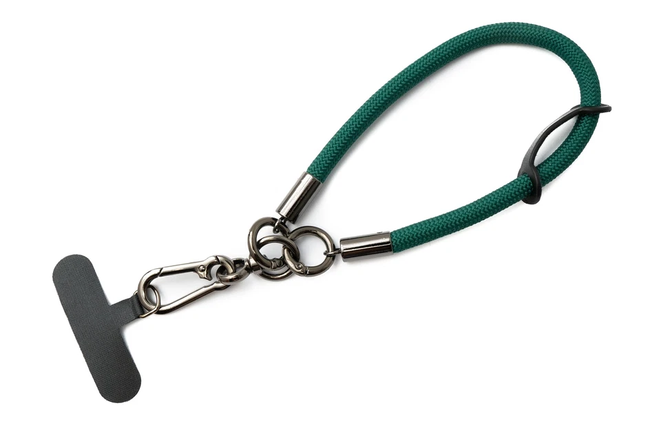 Handgelenk Schlaufe Armband für Smartphone Hülle aus Nylon in Grün - Bild 2 von 4