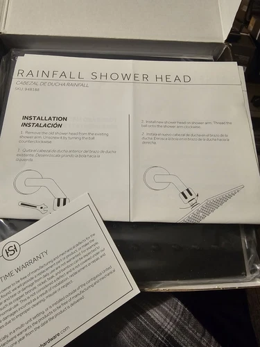 Signature Hardware 446026 Lowden 1.8 GPM Single Function Rain Shower Head - Picture 4 of 5