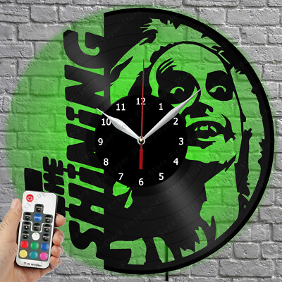 LED Clock The Shining Vinyl Record Wall Clock Led Light Wall Clock 2879