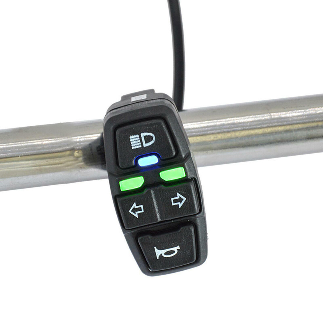 3-in-1 Schalter Für E-Bike & Roller - Hupe, Blinker, Licht Steuerung