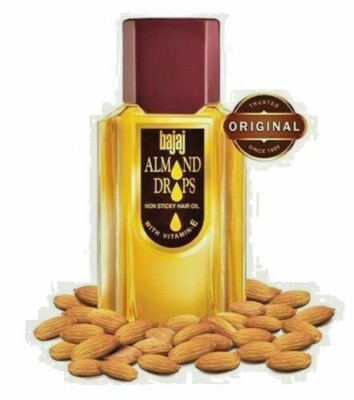 Bajaj Almond Drops Hair Oil- 200ml X 2 Bottles(400ml) Enriched Vitamin E- US SLR
