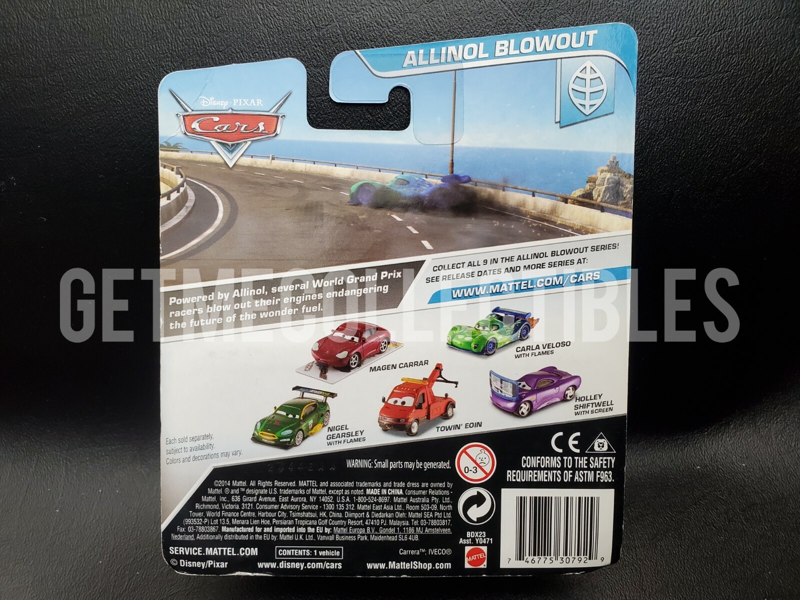 DISNEY PIXAR CARS HOLLEY SHIFTWELL WITH SCREEN ALLINOL BLOWOUT 2014 ...