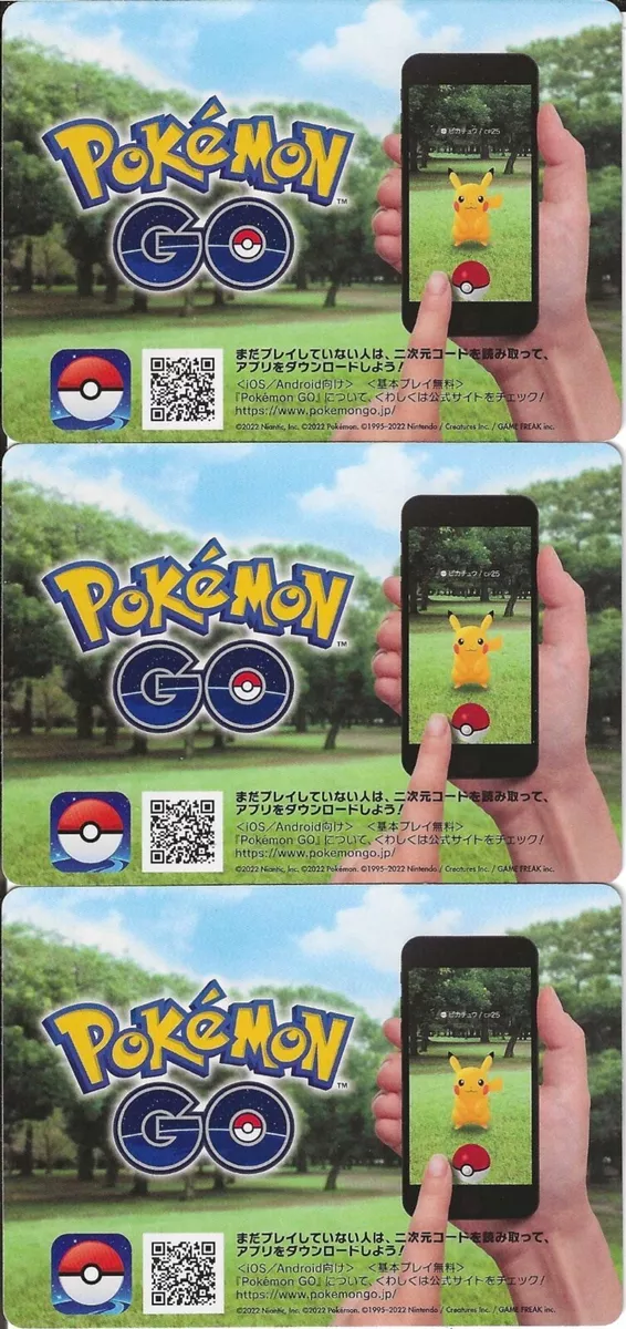 Pokémon TCG - Pokémon GO Online Code Cards - Japanese - Buy One, Get Five  Free!