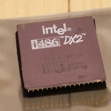 Vintage Intel 486 A80486DX2-66 66 MHz SX807 CPU Tested  Working 13
