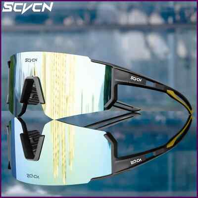 UV400 Cycling Glasses MTB Sports Sunglasses with Colour Lenses for Men  Women UK