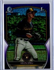 Kevin Ereu Purlple Mojo Refractor #/299 - 2023 Bowman Chrome 1st