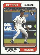 2023 Topps Heritage #67 Brendon Davis RC