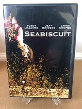 Seabiscuit DVD, 2003 Dreamworks Pictures featuring Toby McGuire - Used VG