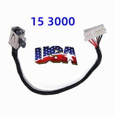DC POWER JACK CABLE For DELL Inspiron 15 3000 Series Harness Charging Socket fos
