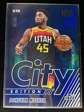 Donovan Mitchell 2021-22 Panini NBA Hoops City Edition Hyper Green /25 #6