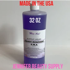 ACRYLIC LIQUID MONOMER PROFESSIONAL ACRYLIC NAIL SYSTEM  32 OZ "EMA"
