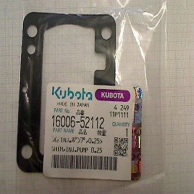 Genuine OEM Kubota Injection Pump Shim 