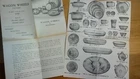 VINTAGE FRANKOMA WAGON WHEEL PRAIRIE GREEN or DESERT GOLD brochure advertising
