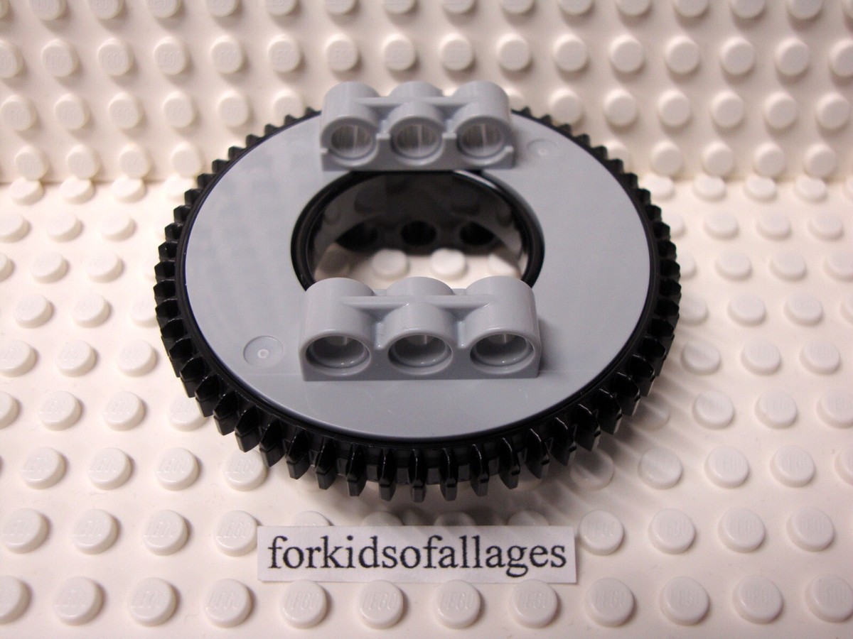 Lego Technic Turntable Large Swivel 60 Tooth Black 18938 Light