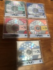5 - Victor AR. 74 Minute Color Collection MiniDiscs with Gem cases and labels