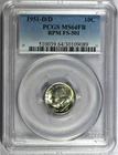 1951-D/D PCGS MS64FB RPM FS-501 Roosevelt Dime