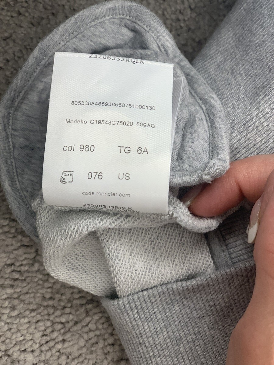 moncler gray tracksuit