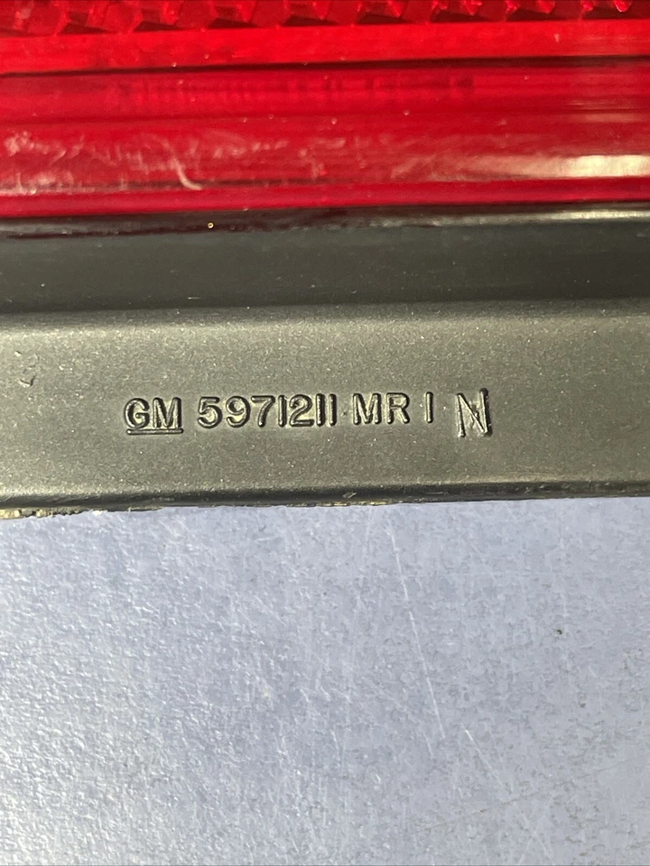 1980 - 1987 Chevrolet Chevette Rear Marker Light Lamp LH GM # 5971211 - Image 3 of 4