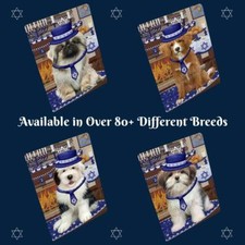 Happy Hanukkah Dog Cat Pet Photo Lovers Refrigerator Magnet Gifts Home D cor