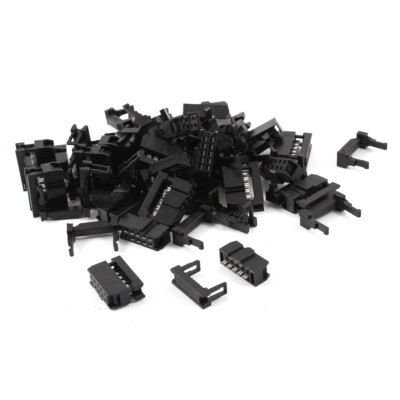 25pcs IDC Cable Connector FC-10P 10Pin Female Header 2.54mm Pitch
