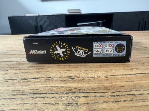 Revolution X Nintendo SNES PAL Version Boxed Featuring Aerosmith🔥🔥🔥 - Picture 5 of 12