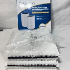 Cabiclean Hepa Carbon Filter Replacement Blue Pure 411 411+ 411 Auto 2 Pack New