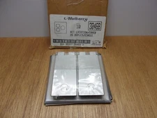 Mulberry 2 Gang Duplex & Single Outlet Wet Location Aluminum Cover Vertical USA