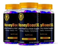 Honey Boost XL Mens Health Support Dietary Supplement 180 Gummies honeyboostxl