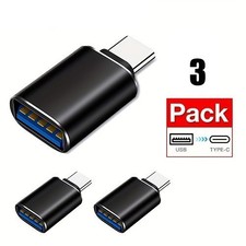 USB-C 3.1 Type C Male to USB A 3.0 Female Adapter Data OTG Converter for Android