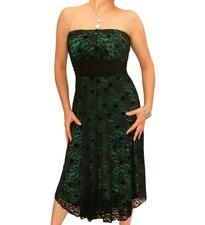 New Lace Strapless Dress - Fully Lined - Fit and Flare
