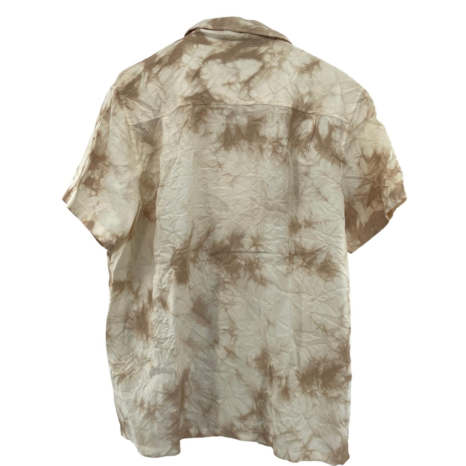 Cuts Hyperloop Tie Dye Short Sleeve Button Up Shi… - image 6