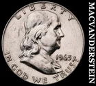 1963-D Franklin Half Dollar- Silver Better Date No Reserve #i3554