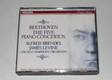 Beethoven - The Five Piano Concertos James Levine 3 CD Set 1997 Philips