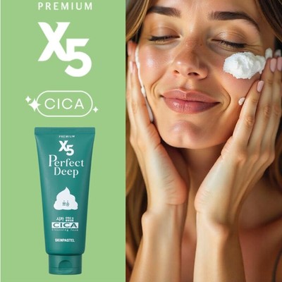 SKINPASTEL Premium X5 Cica Perfect Deep Cleansing Foam 160ml Schaumreiniger NEU