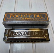 Hohner Pocket Pal Harmonica Key of C 10-Hole Sanitized Made in China w/ Box