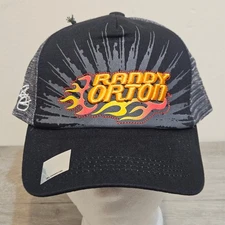 WWE Wrestlemania Randy Orton Trucker Hat Gray Sample Adjustable Hat NOS WNT