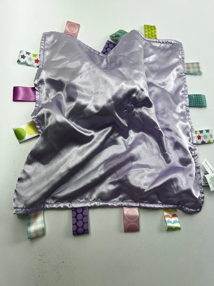 Taggies Ciervo Flora Fawn Bebé Lovey Lovie Manta de Seguridad Caracoles Púrpura Verde Foto 3 de 4