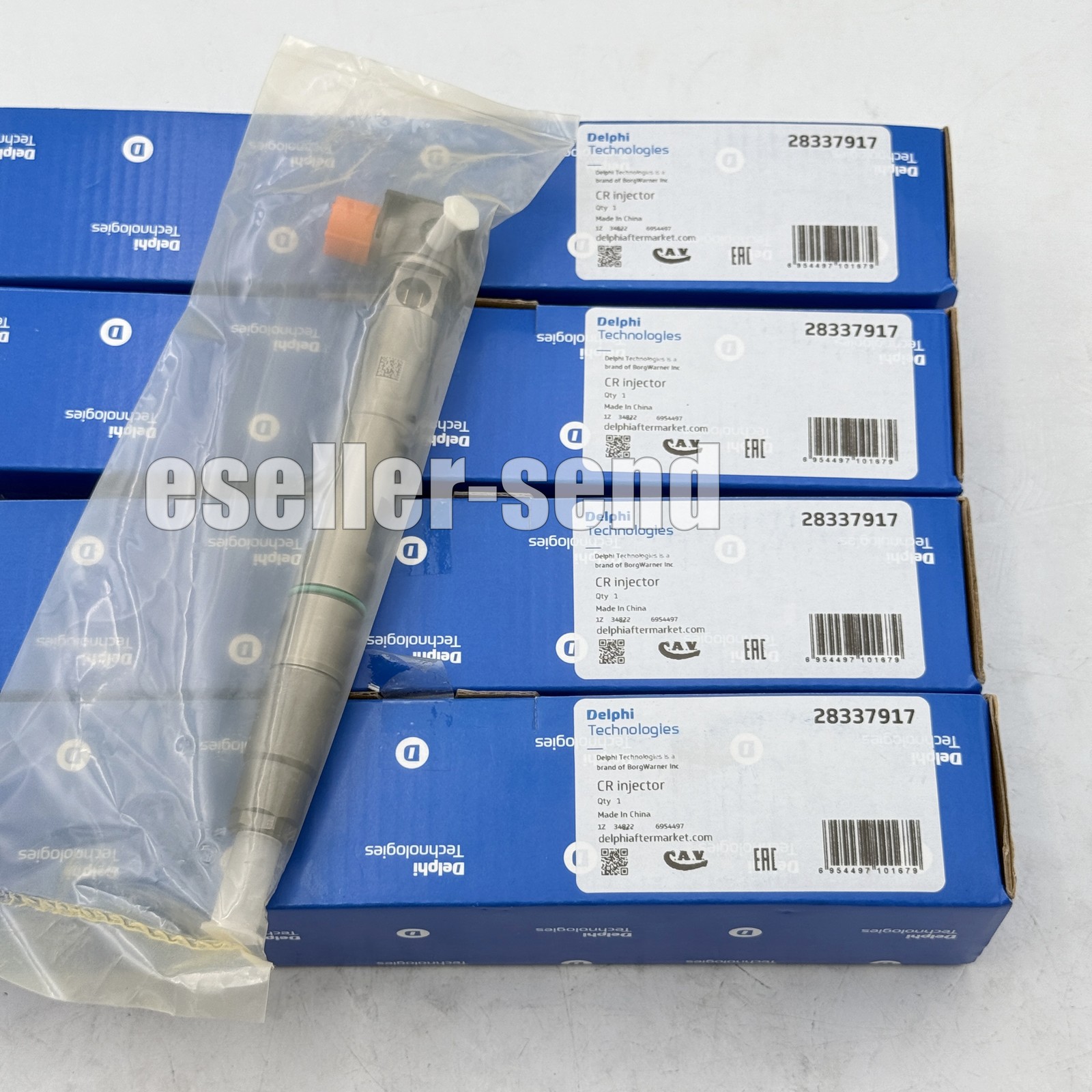 SET OF 4 Bobcat Injectors D24 Doosan Delphi 7275454 28337917 400903-00074D New