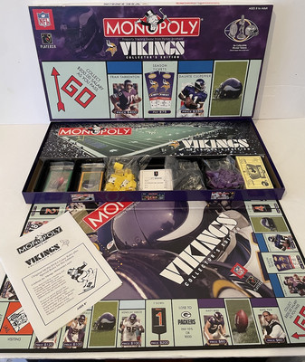 Monopoly Minnesota Vikings Collectors Edition 2005 NFL - viele versiegelte Inhalte