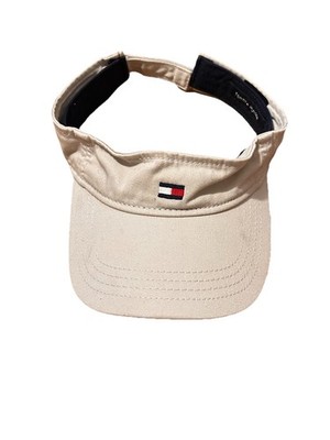 Tommy Hilfiger Khaki/Tan Visor- OSFA W Adjustable Strap- Embroidered Logo