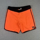 Quiksilver Men's Surfsilk 18" Boardshorts Size 36 Fluro Orange Surf Swim Wear