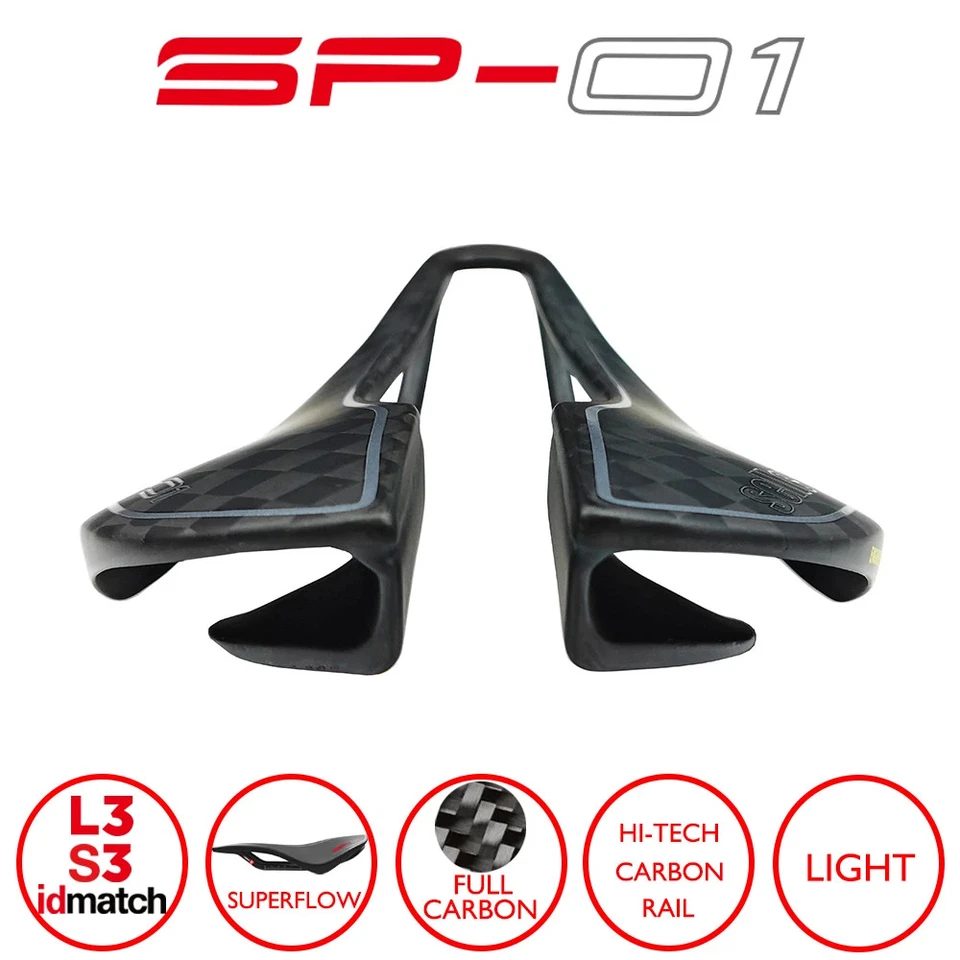 BOOST Carbon Fiber Saddle Super Light MTB Road Bike Saddles 245*130/140mm - Image 4 of 4