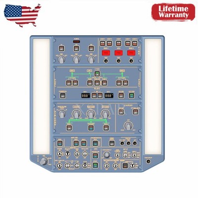 WINGFLEX A320 Overhead Panel with IRS&Lighting Panels Designed for Airbus PC #US