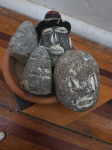Vintage Santeria Ellegua/Elegba Lot Of 4 Estate Find