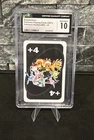 CGC 10 Eeveelutions Pokemon Pocket Uno +4 Playing Cards. Slabbed Upside Down Err